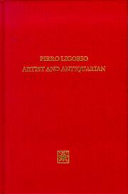 Pirro Ligorio Artist and Antiquarian