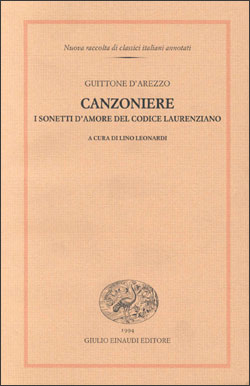 Guittone d'Arezzo . Canzoniere