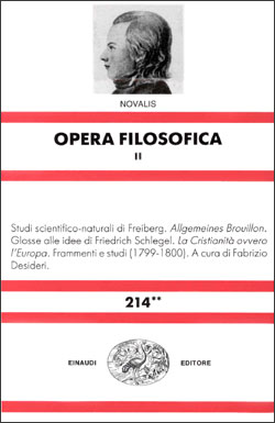 Novalis . Opera filosofica. Vol.1