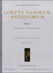 Corpum Vasorum Antiquorum . Italia . Museo archeologico regionale di Agrigento.