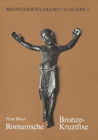 Bronzegerate des Mittelalters . Romanische Bronzekruzifixe . 5 .