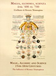 Magia, alchimia e scienza dal '400 al '700. L'influsso di Ermete Trismegisto