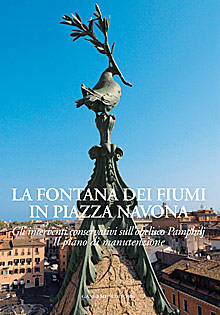 Fontana dei Fiumi in Piazza Navona . Gli interventi conservativi sull'obelisco Pamphilj. Il piano di manutenzione