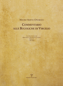Commentario alle Bucoliche di Virgilio nell'incunabolo di Bernardo e Domenico Cennini
