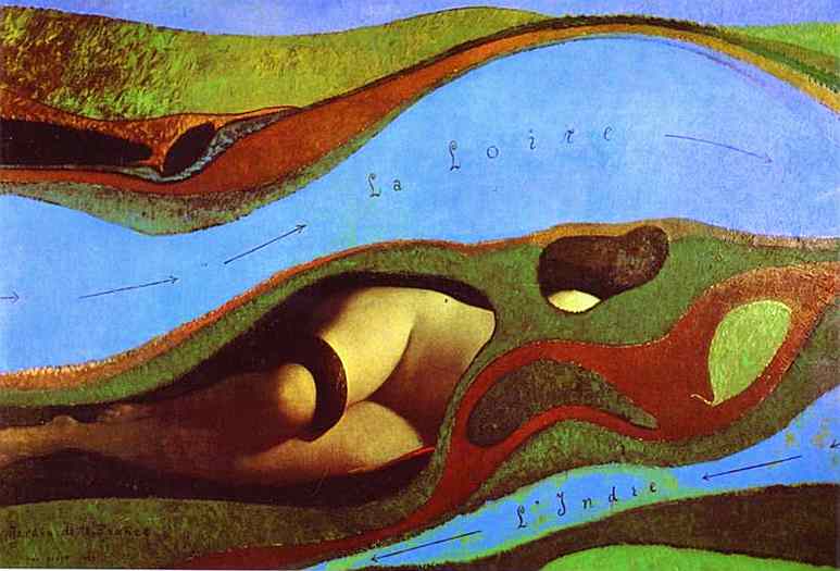 Max Ernst . Le Jardin de la France .