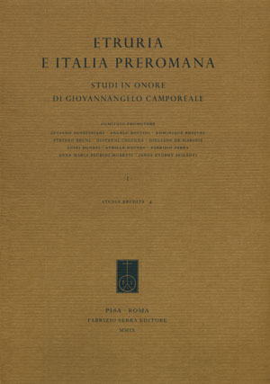 Etruria e Italia preromana . Studi in onore di Giovannangelo Camporeale .